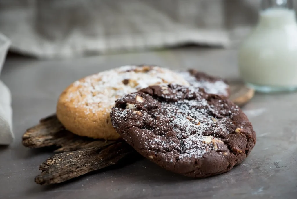 Freshly Baked Chocolate Chip Cookies on a Cooling Rack