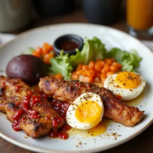 Golden-Brown Breakfast Sausage Patties Fresh from the Skillet