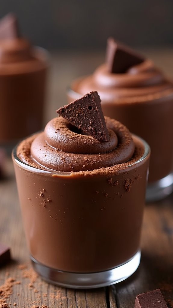 Chocolate Mousse Cups decadent chocolate dessert cups