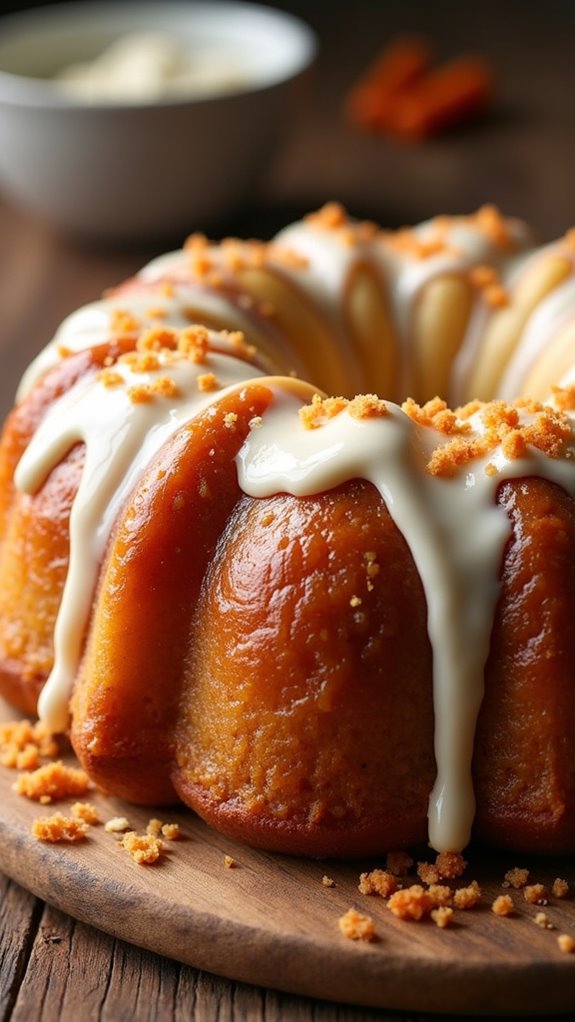 Carrot Cake Monkey Bread sweet spiced dessert treat